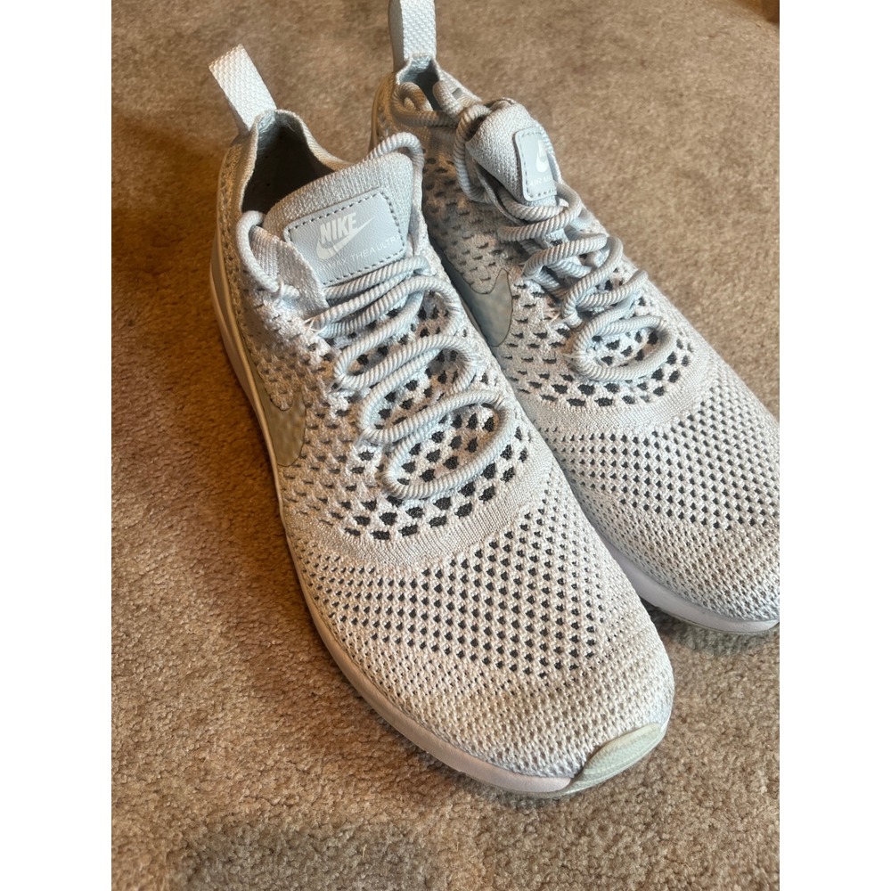 Nike Air Max Thea Ultra Flyknit Wolf Grey White 881175-002 Mens 8.5 Womens 10